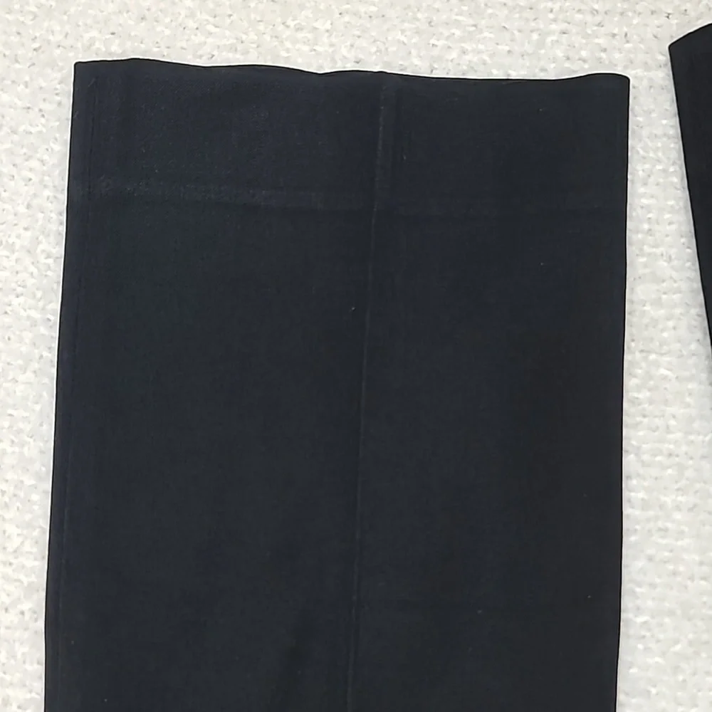 Banana Republic Classic Mid-Rise Straight Leg Flat Front Sloan Trouser in Black
